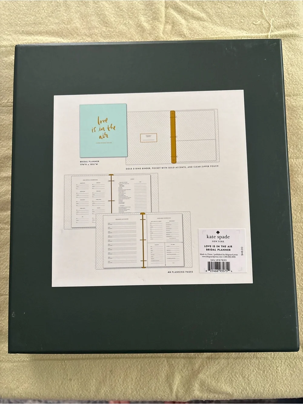 kate spade Love is in the Air Bridal Planner